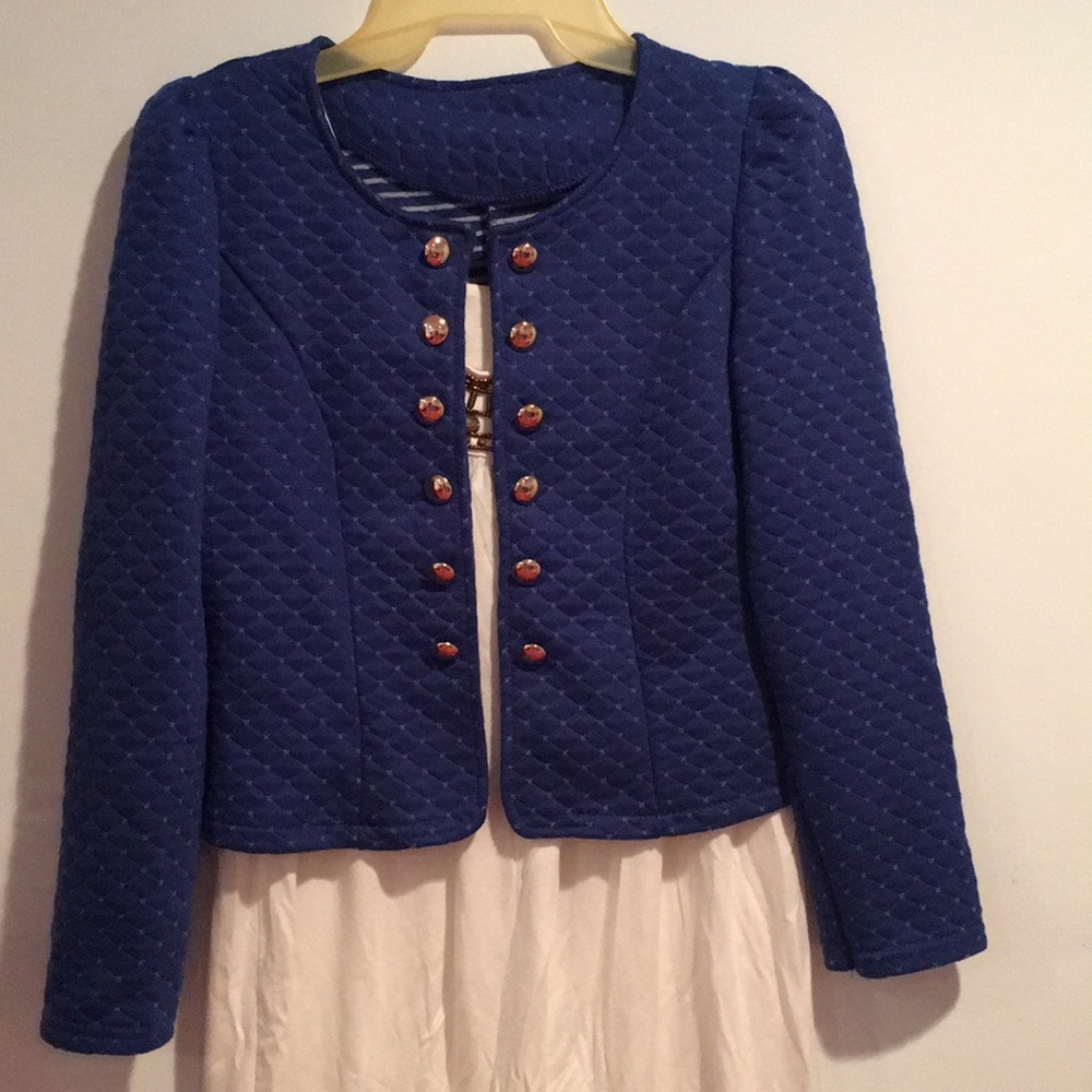 Women’s blue fashion jacket